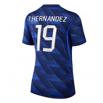 Billige Fotballdrakt Frankrike Theo Hernandez #19 Replika Hjemmedrakt Dame VM 2026 Kortermet